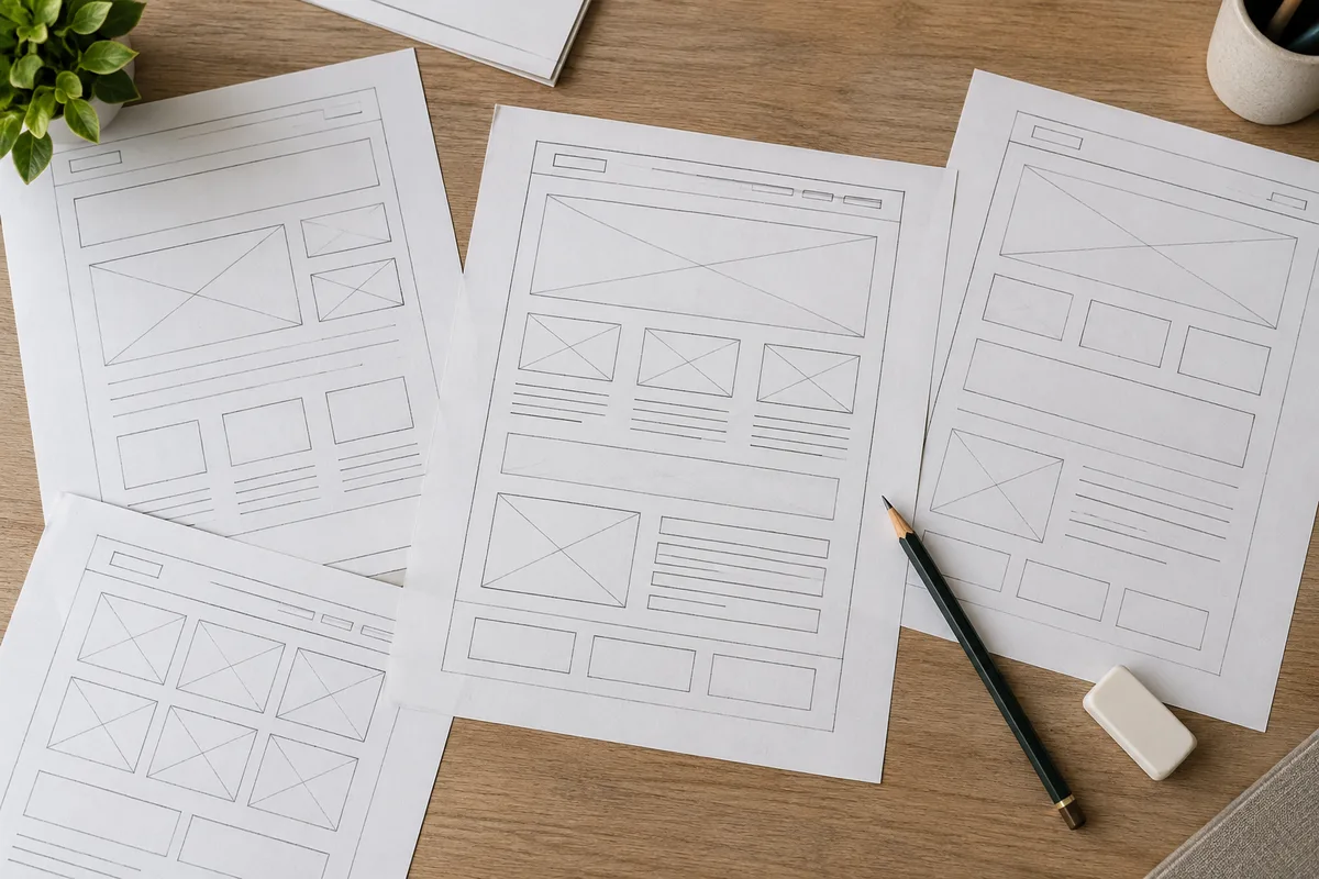 Maquette de site web : wireframe, mockup et prototype